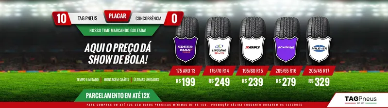 Ofertas de Pneus e Rodas em Ceilândia DF