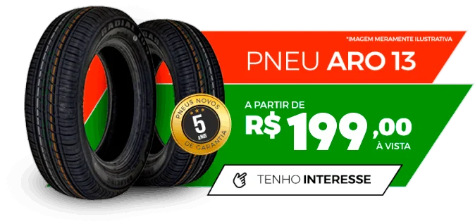 Comprar Pneu Aro 13 em Ceilândia
