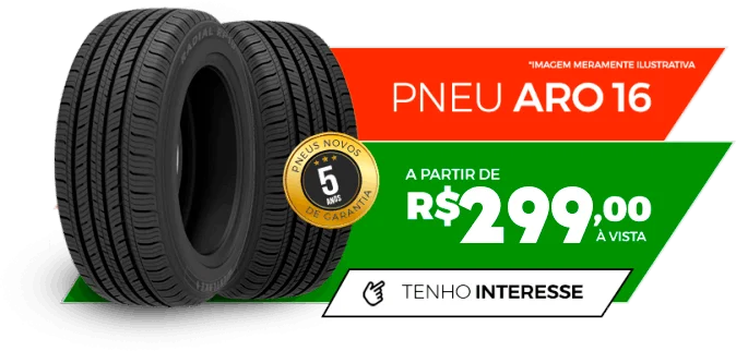 Comprar Pneu Aro 16 em Ceilândia